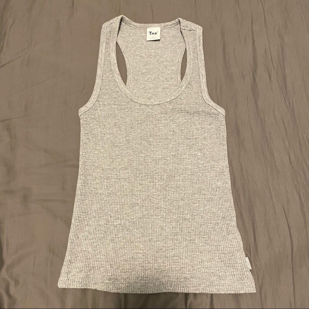 TNA thermal racer tank top